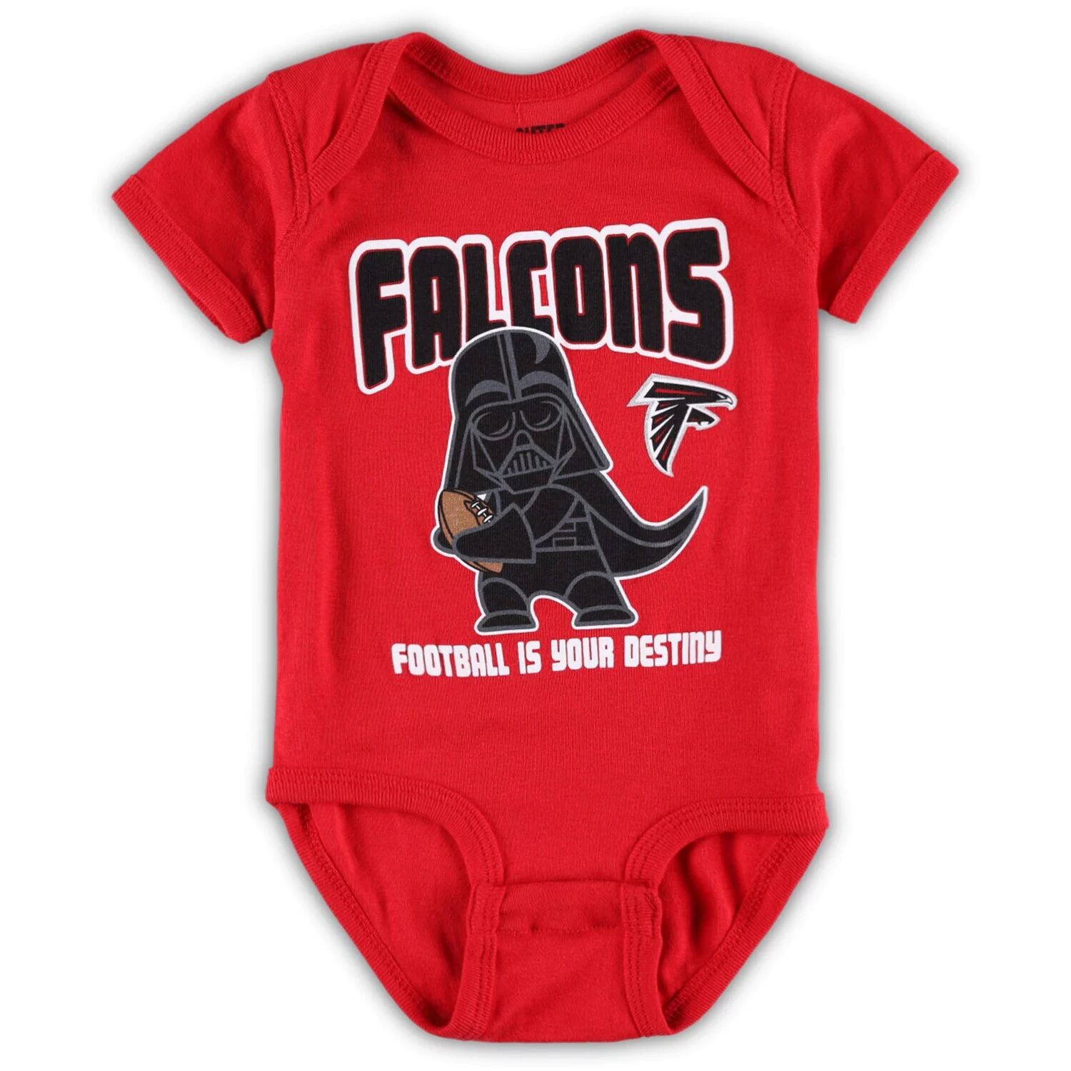 

Боди Red Atlanta Falcons Star Wars Stay On Target для новорожденных Outerstuff