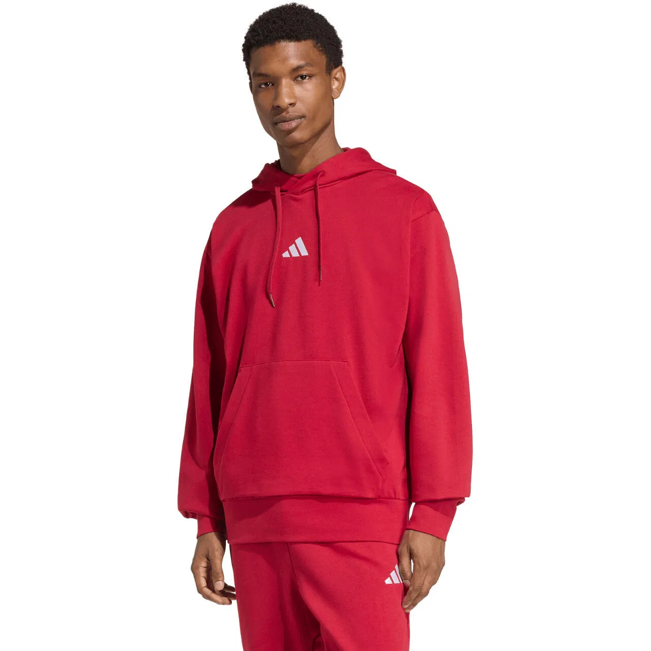 Мужское худи с капюшоном Feelcozy Adidas, Rot