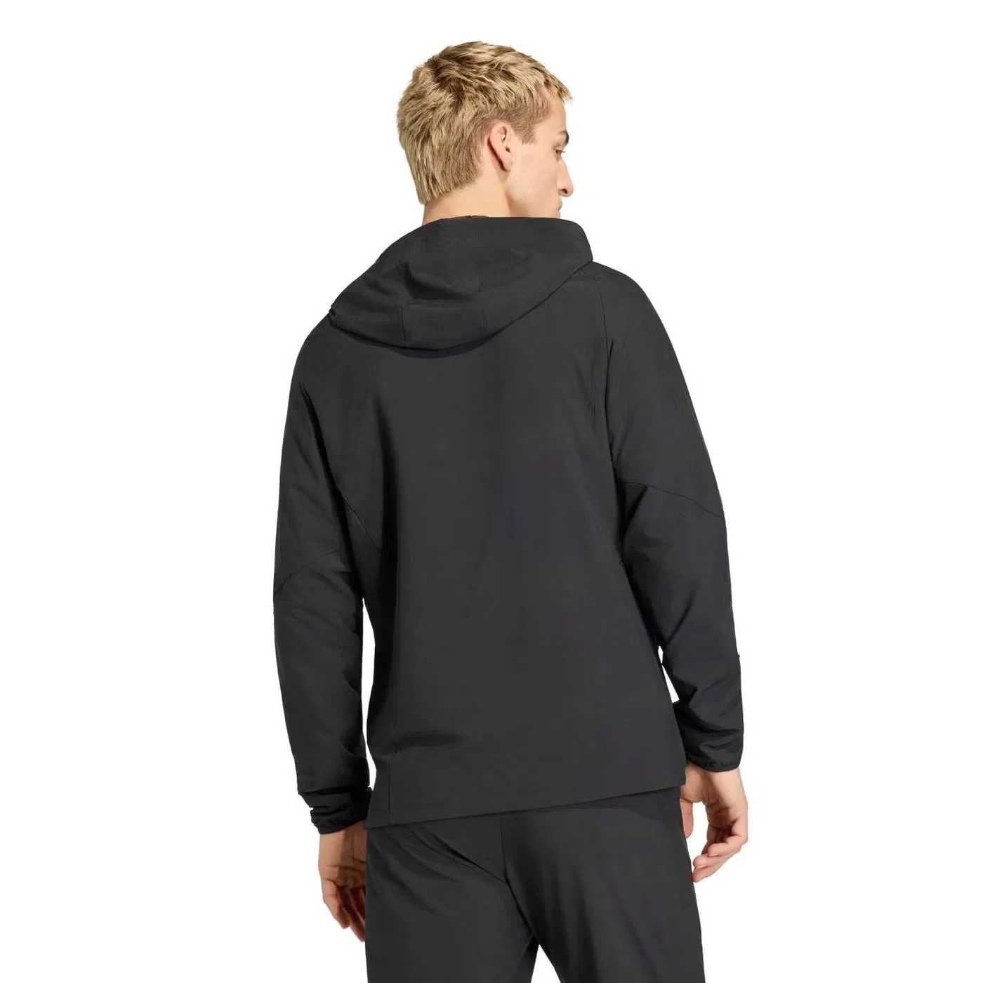 Ветровка с длинным рукавом Germany Tiro Travel Adidas, черный — фото 3