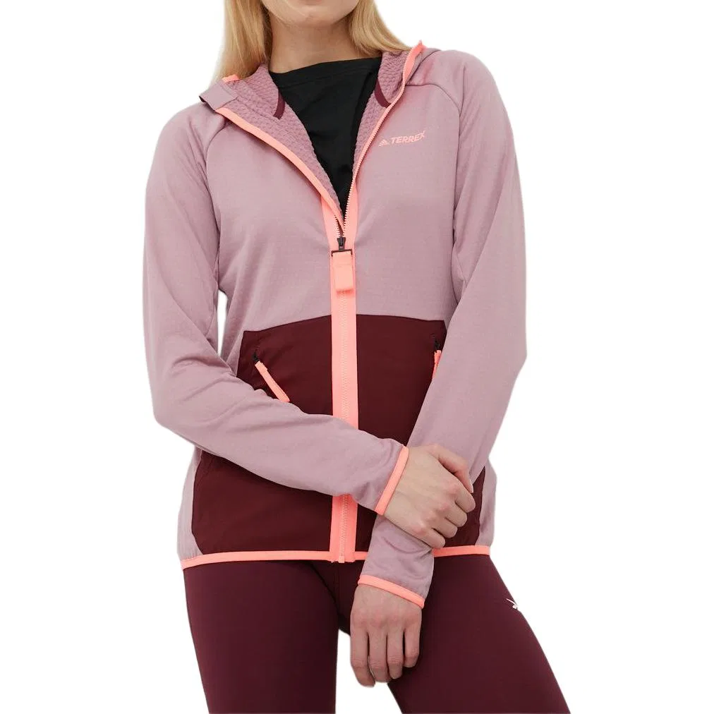 Куртка беговая Adidas, Purple Pink — фото 4