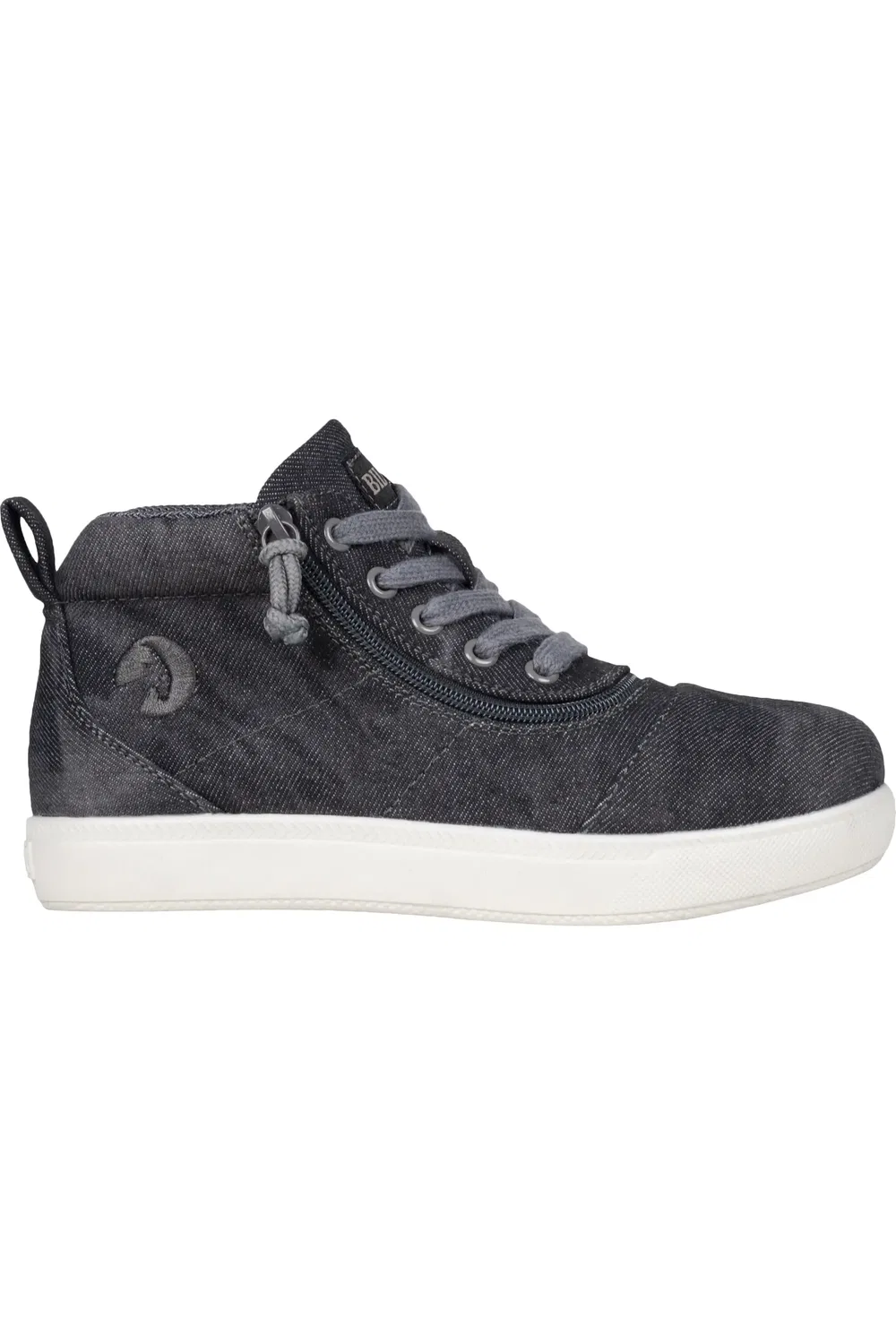 Кроссовки детские высокие на молнии Billy BILLY Footwear, Black Acid Wash — фото 3