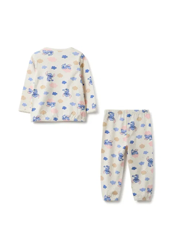 Пижама с принтом Disney Classics, Regular fit with prints set, Ovs, белый, синий — фото 2