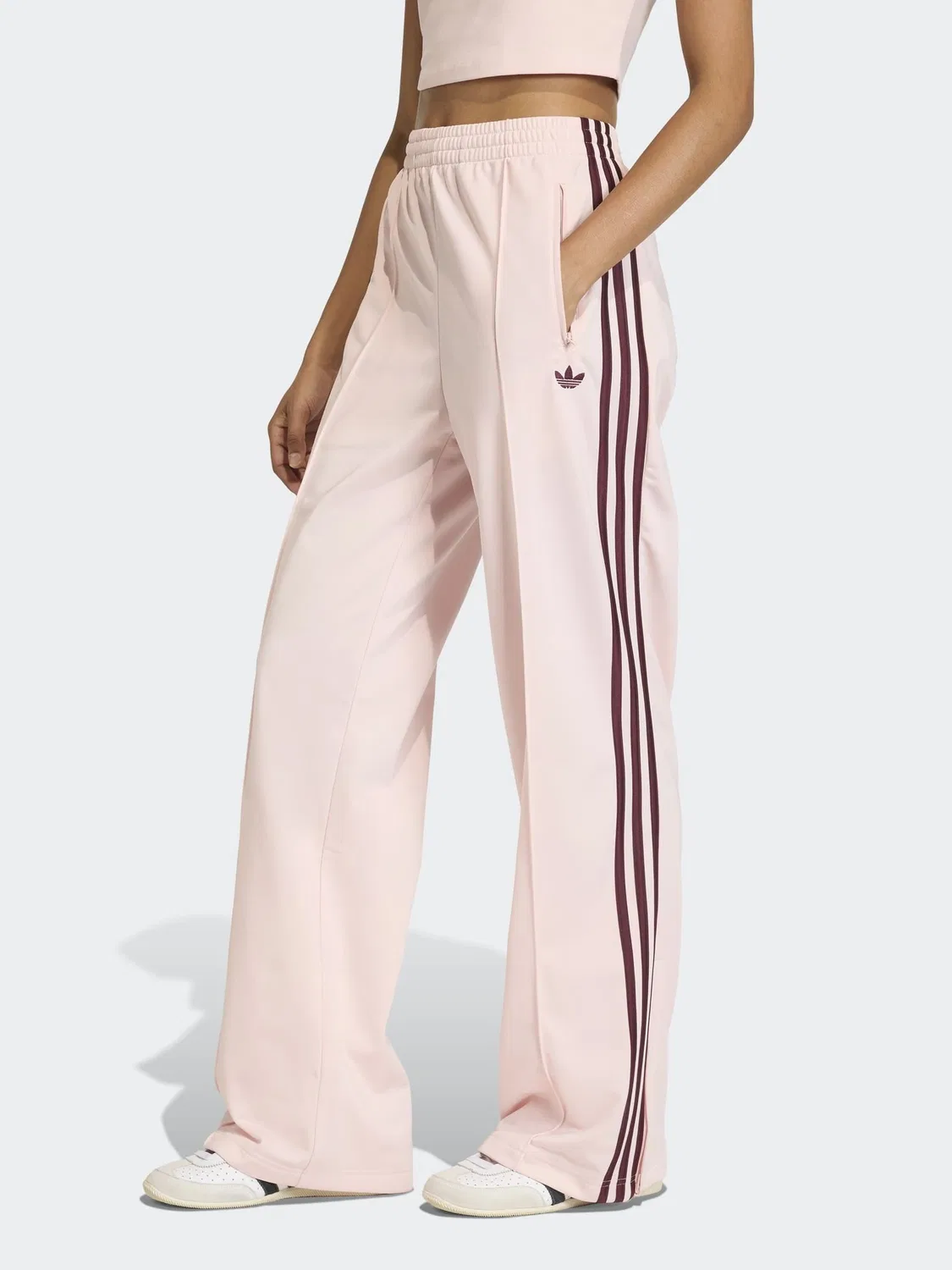 Брюки свободного кроя Firebird Loose, adidas Originals, розовый