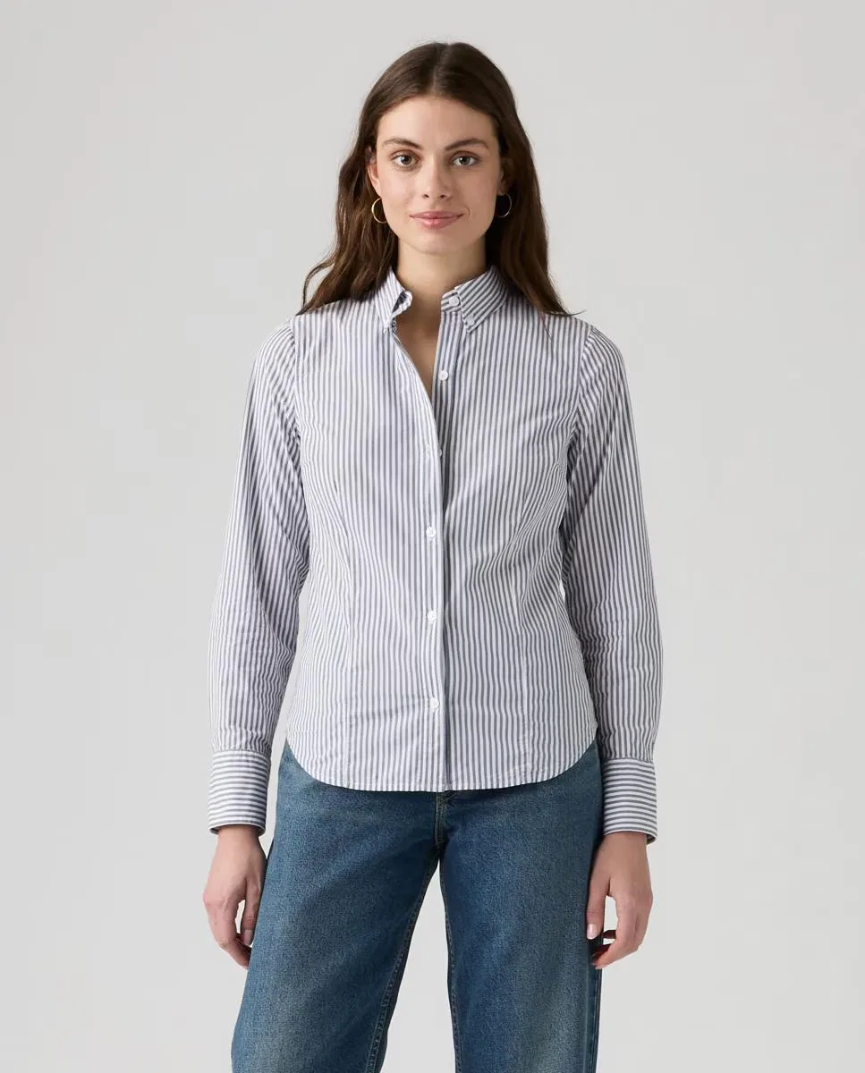 Женская рубашка с длинным рукавом, Levi's, голубой