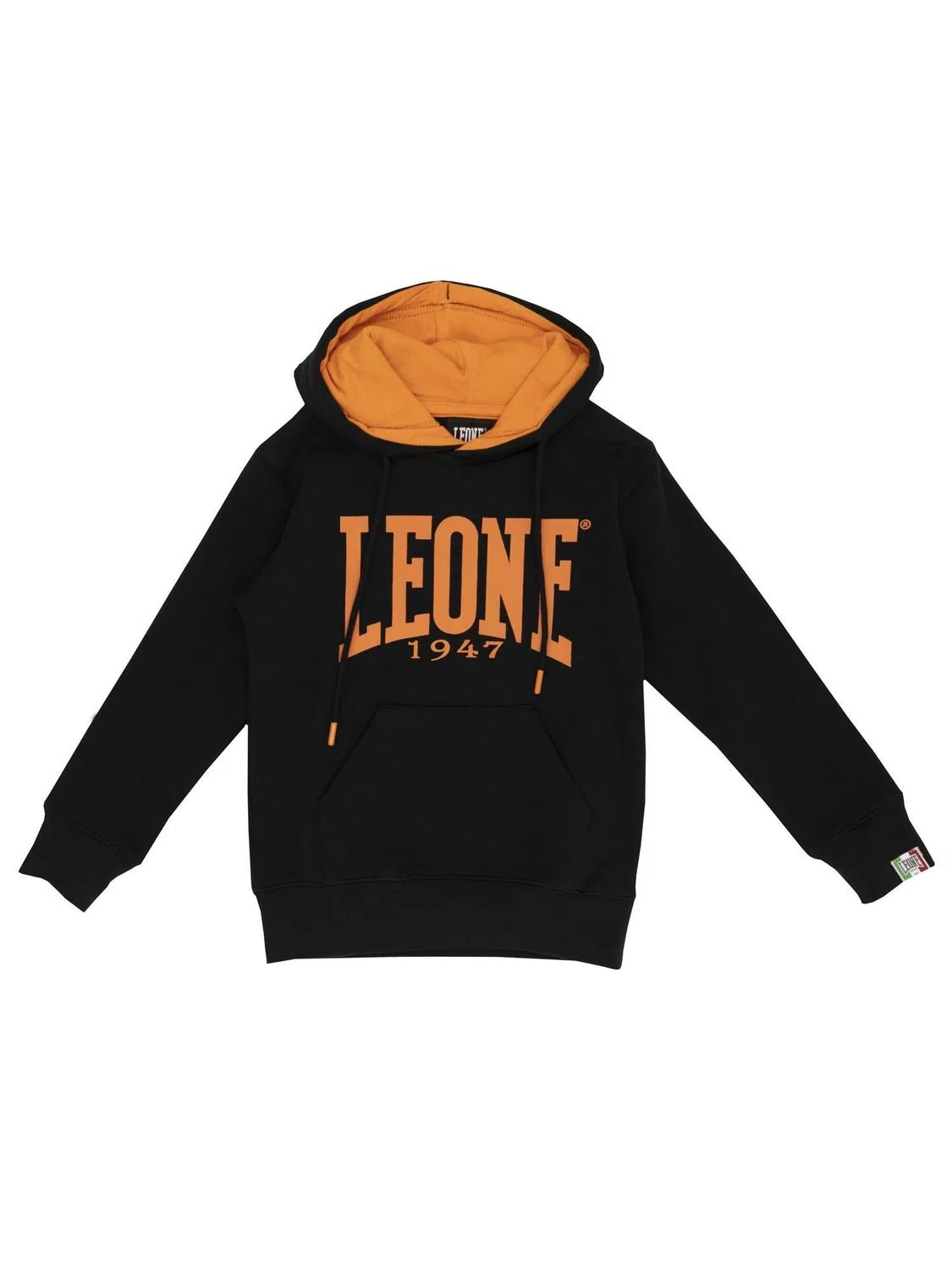 Детское худи с капюшоном Simple Lion Leone 1947 Apparel, Schwarz Mondgrau