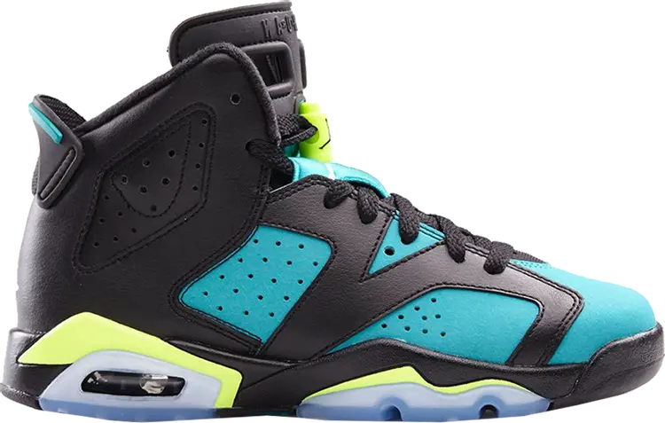 

Кроссовки Air Jordan 6 Retro GG Turbo Green, черный