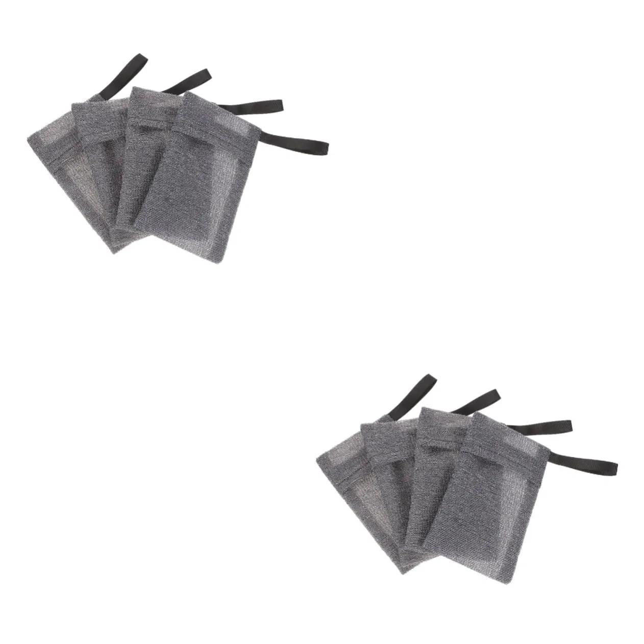 No brand Мочалка-сетка для мыла, 8 шт, Mesh Soap Saver Bag