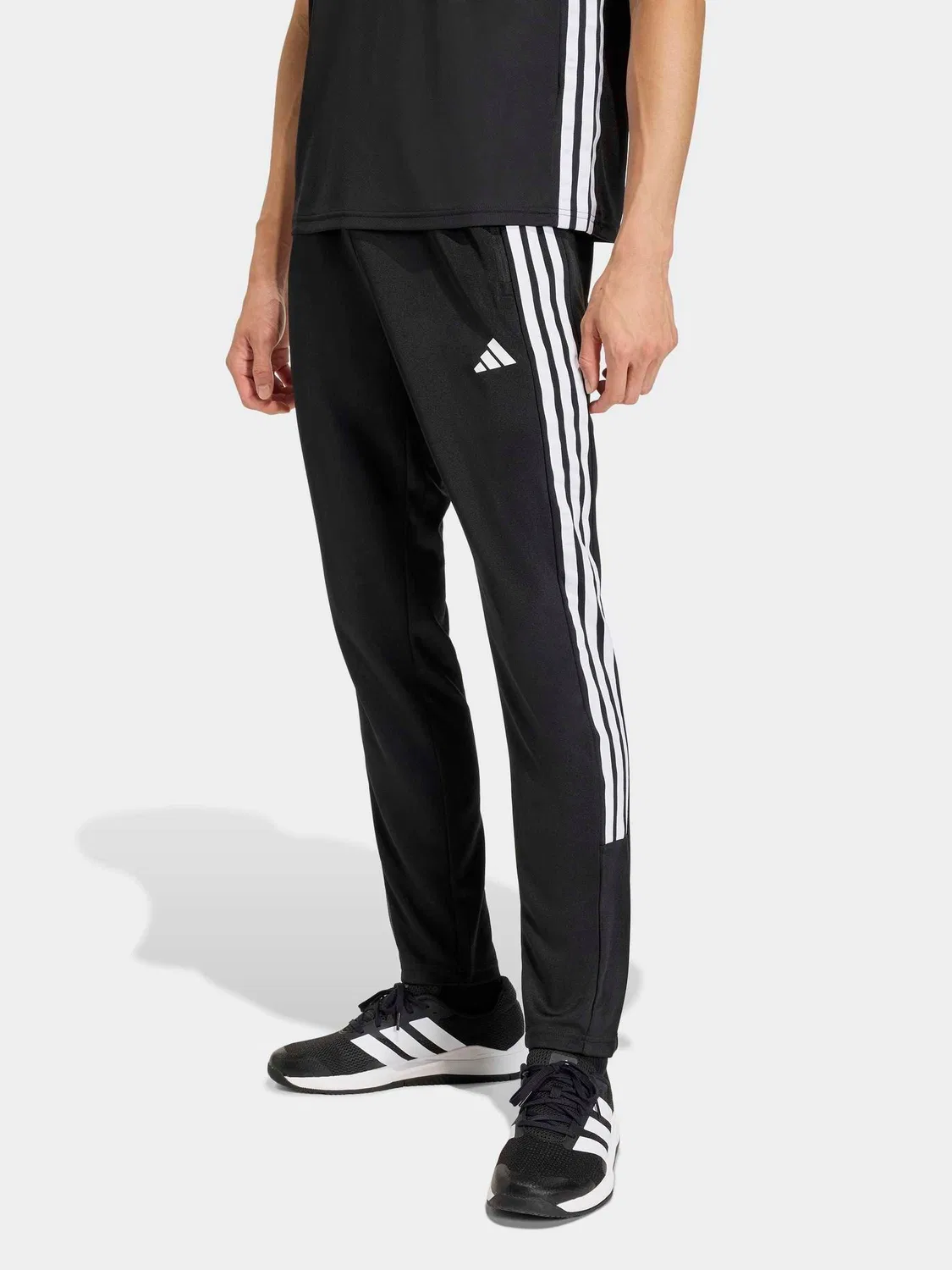 Джоггеры тренировочные All-Set 3-Stripes Knit adidas, черный