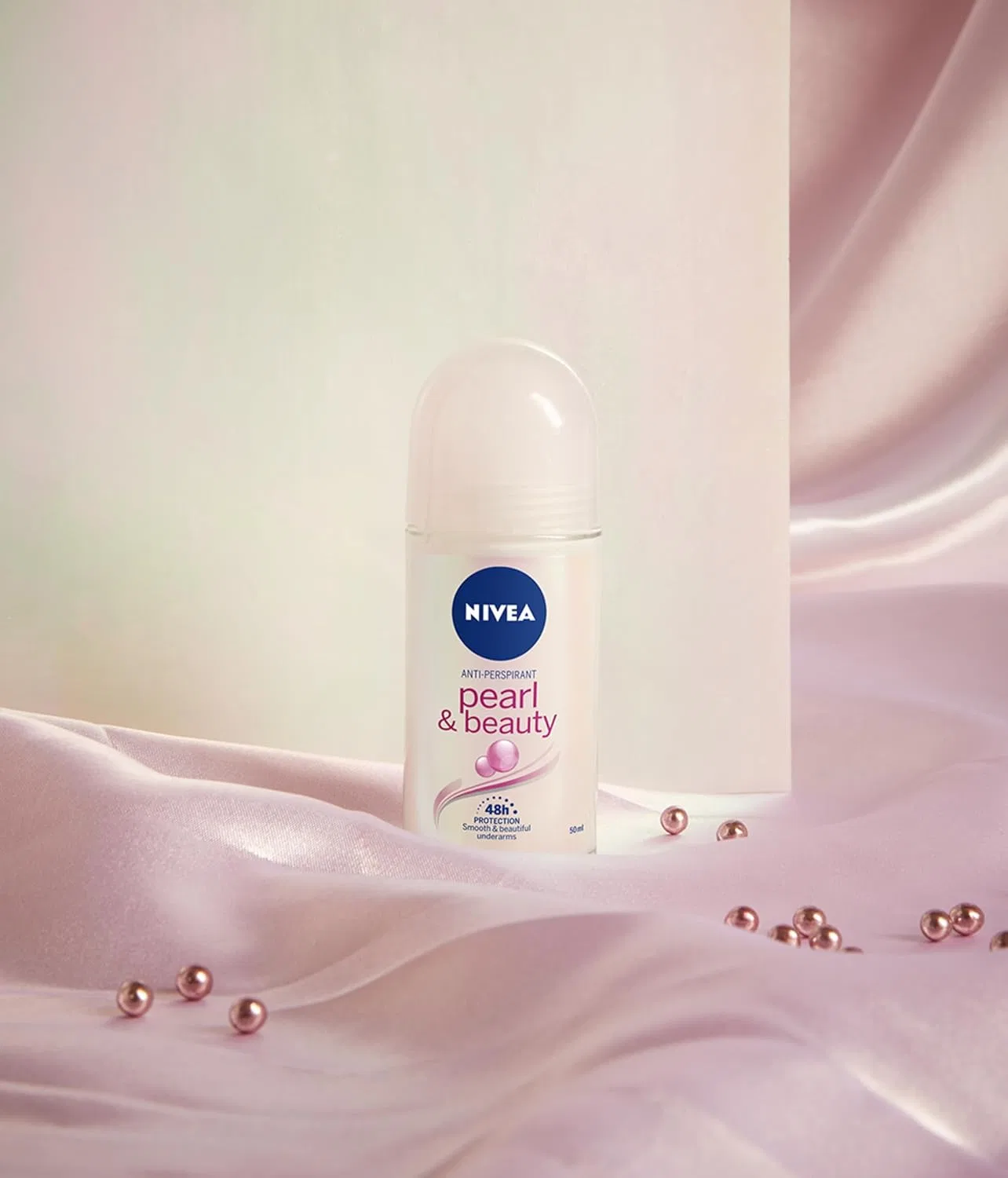 Дезодорант-антиперспирант роликовый, 48 часов, Pearl & Beauty, NIVEA, набор 6 шт, 50 мл — фото 3