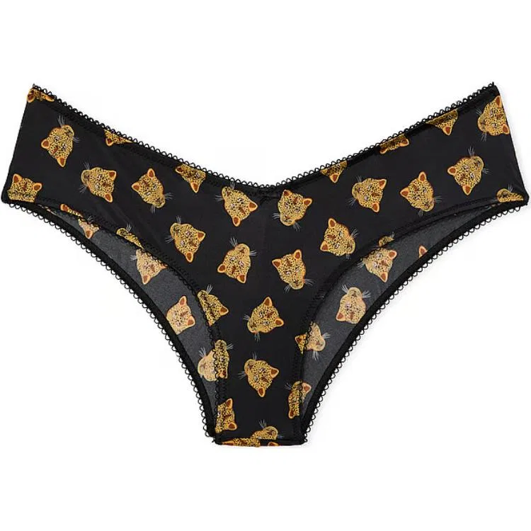 Женские стринги Very Sexy Strappy Hardware Cheeky Panty Victoria's Secret, Black Jaguars