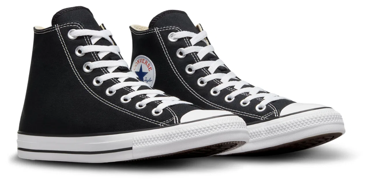 Кроссовки для мальчиков All Star High Top Converse, черный/белый — фото 3