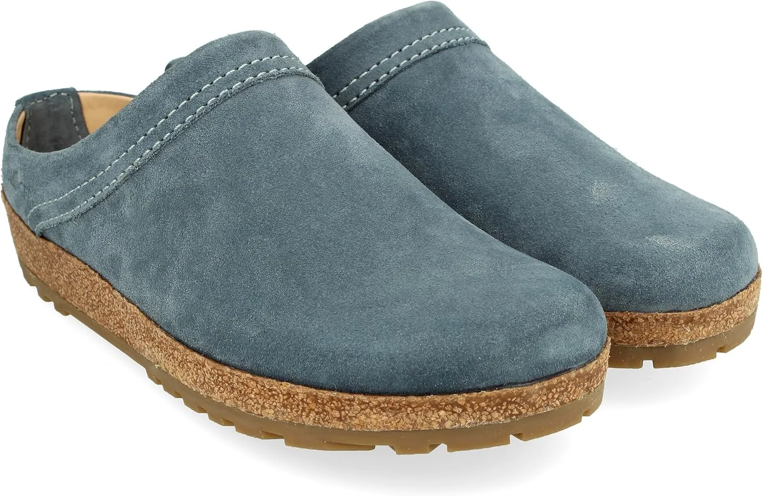 Кожаные сабо HAFLINGER Malmo, джинсовый