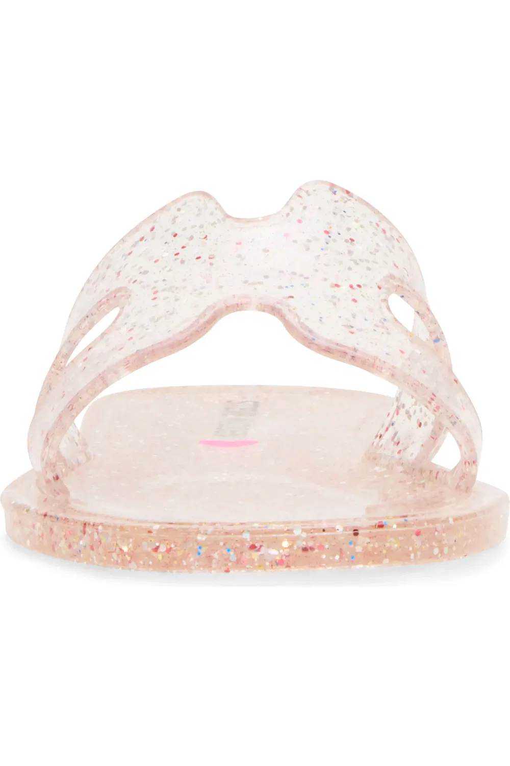 Детские сандалии слайды с геометрическими вырезами Jpop Steve Madden, Clear — фото 3