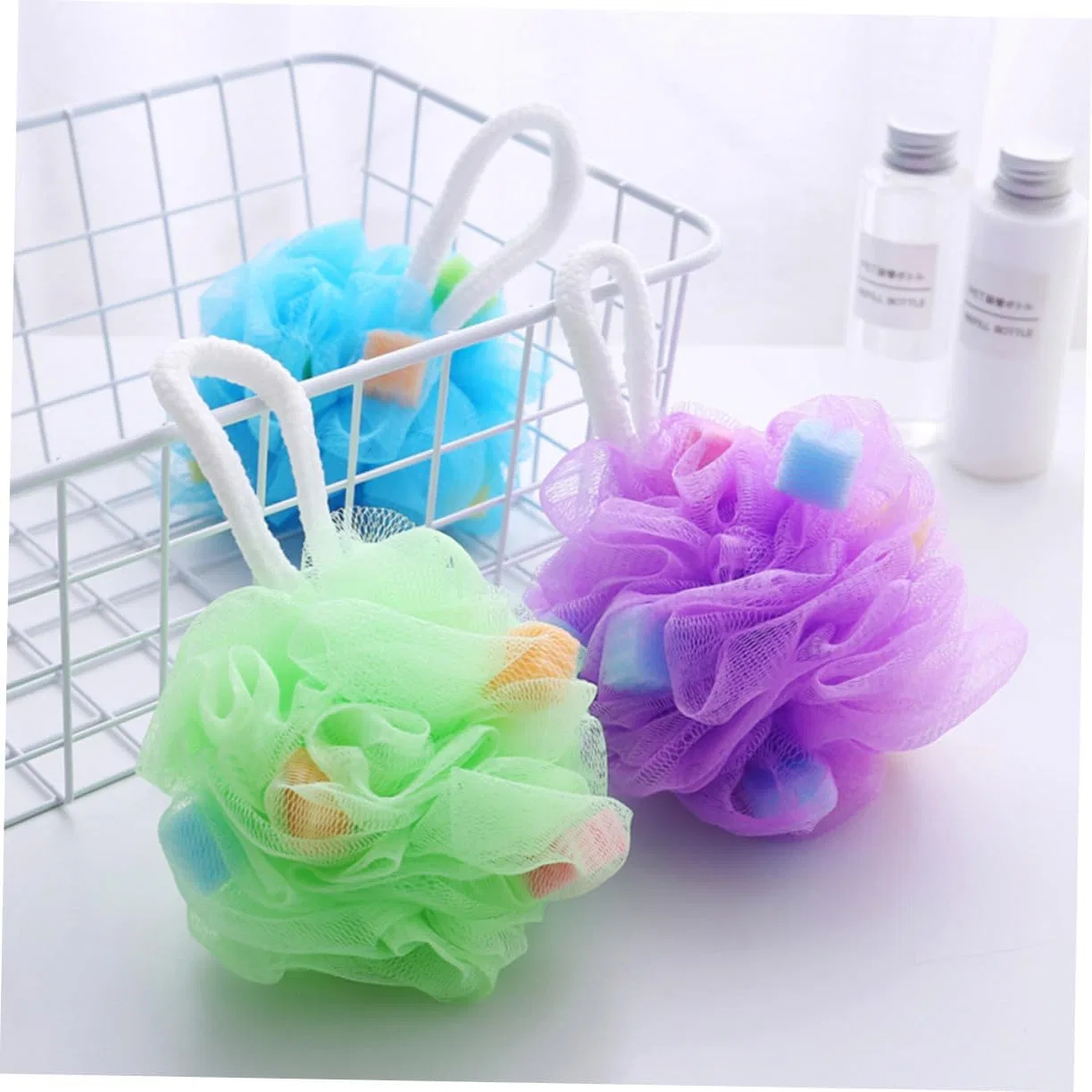 Мочалка для душа Mesh Shower Sponge VALICLUD, 1 шт, 300 г — фото 3