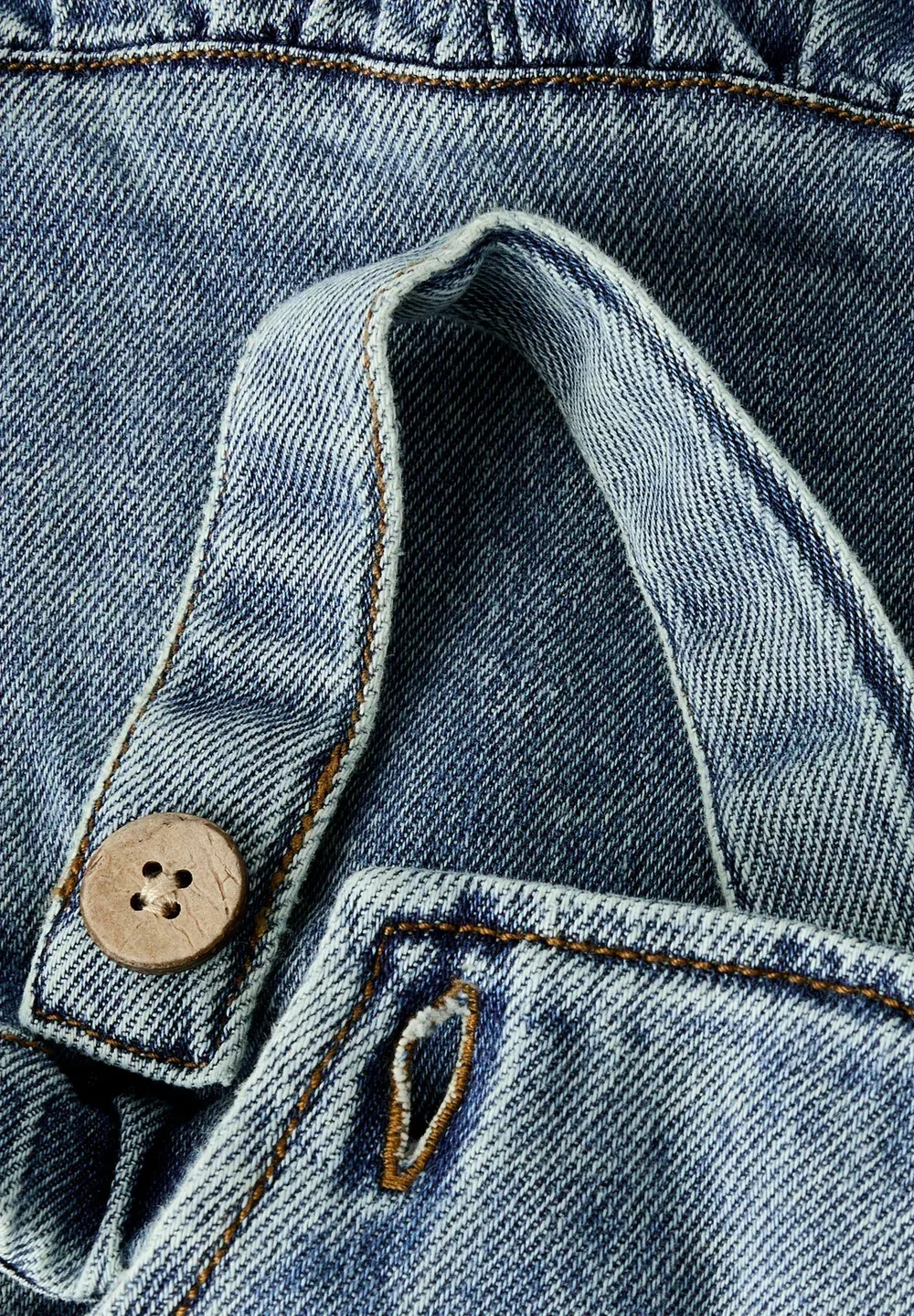 Платье-Юбка - джинсовое платье Lil' Atelier, Medium Blue Denim — фото 3