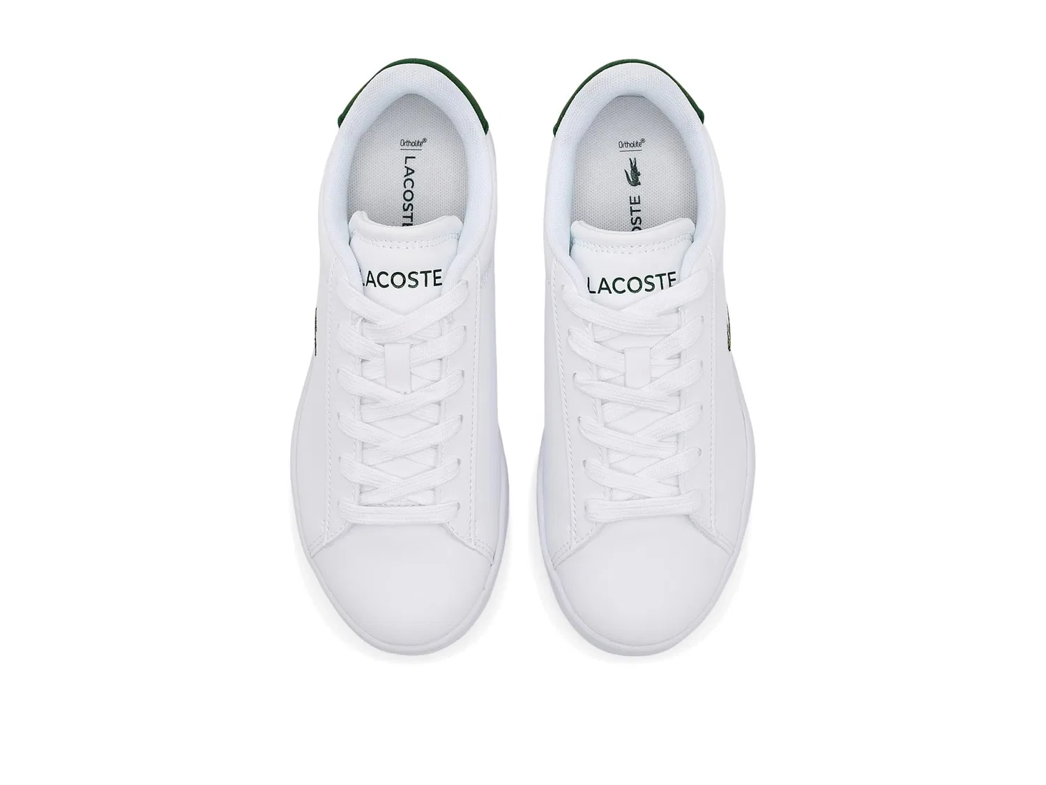 Кроссовки Carnaby Set (для маленьких и больших детей) Lacoste Kids, White/Dark Green — фото 3