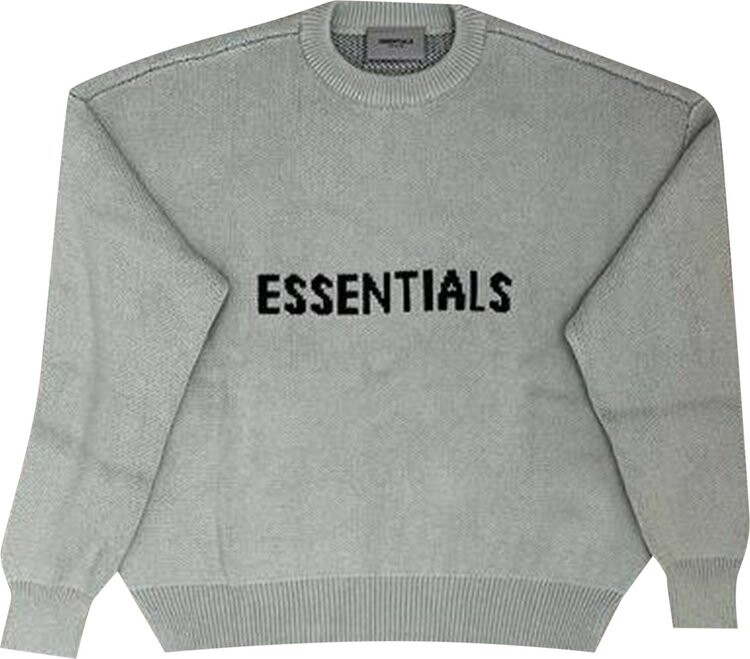 

Свитер Fear of God Essentials x SSENSE Knit Sweater 'Concrete', серый