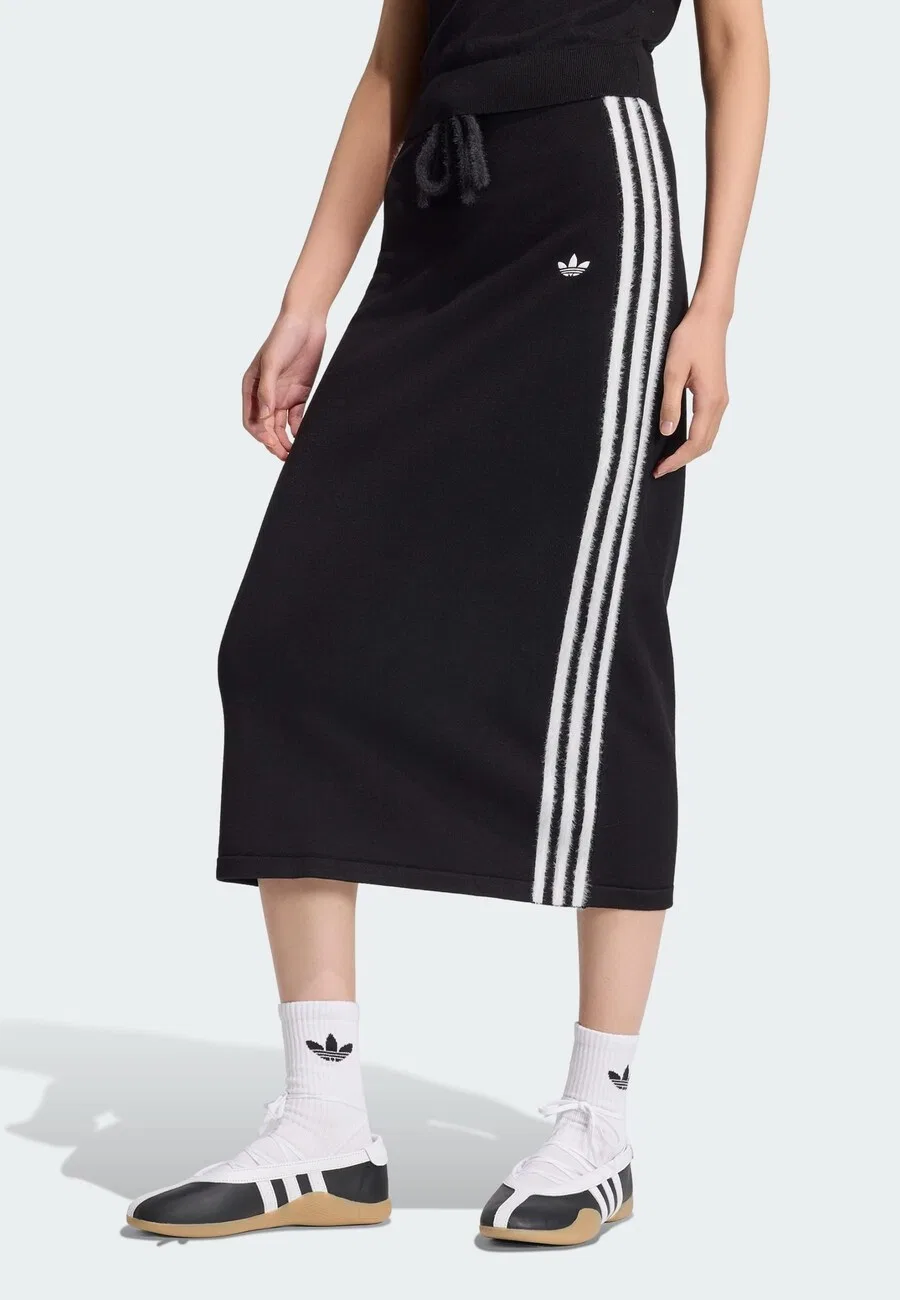 Юбка ADIDAS ORIGINALS черного цвета — фото 2