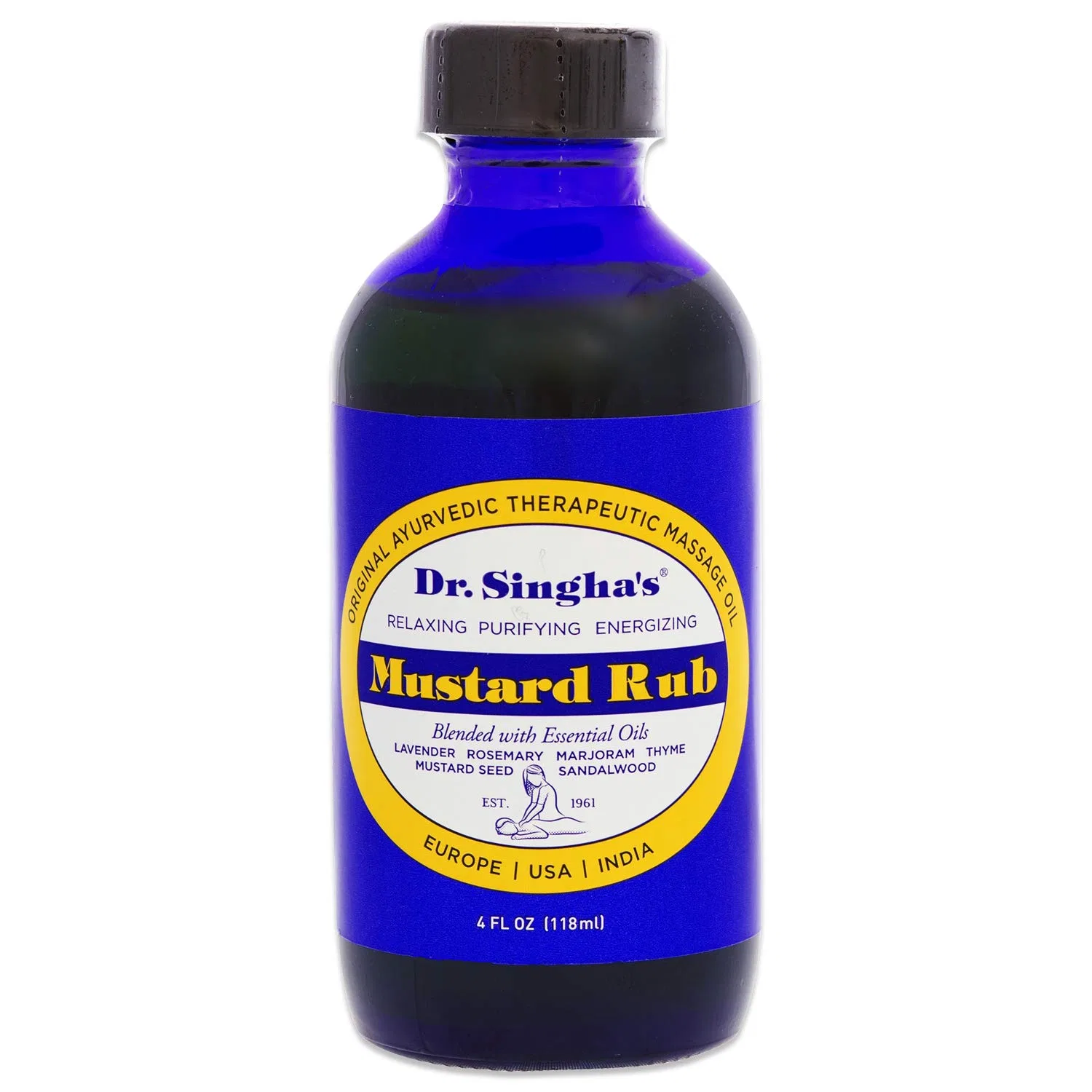 Бальзам с горчицей и сандалом Dr. Singha's, 118.4 мл