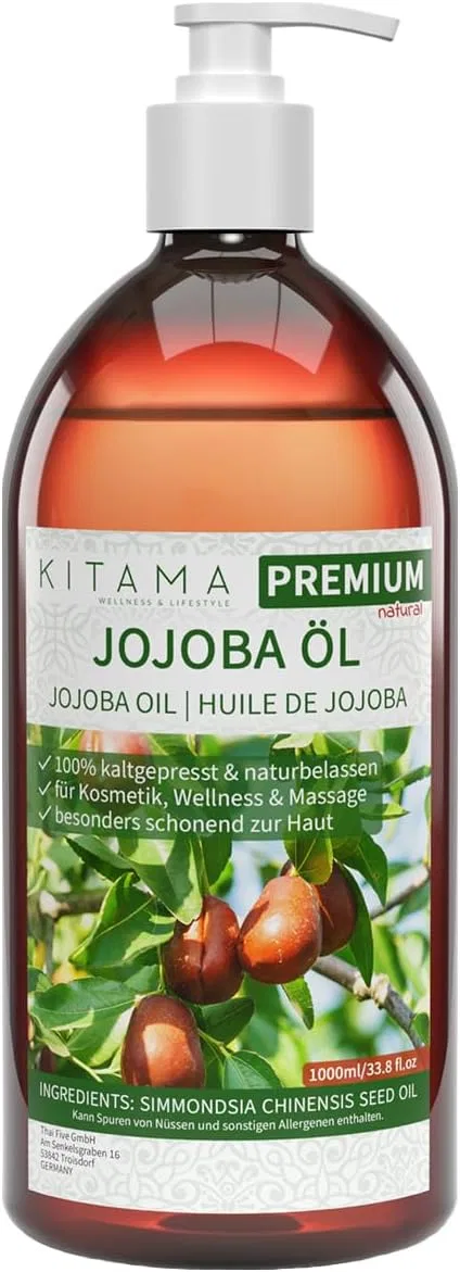 Масло для тела, волос и ногтей Kitama, 1 л, Джожоба