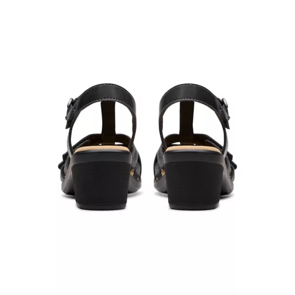 Женские босоножки на каблуке Emily2 Clarks, цвет black leather — фото 3