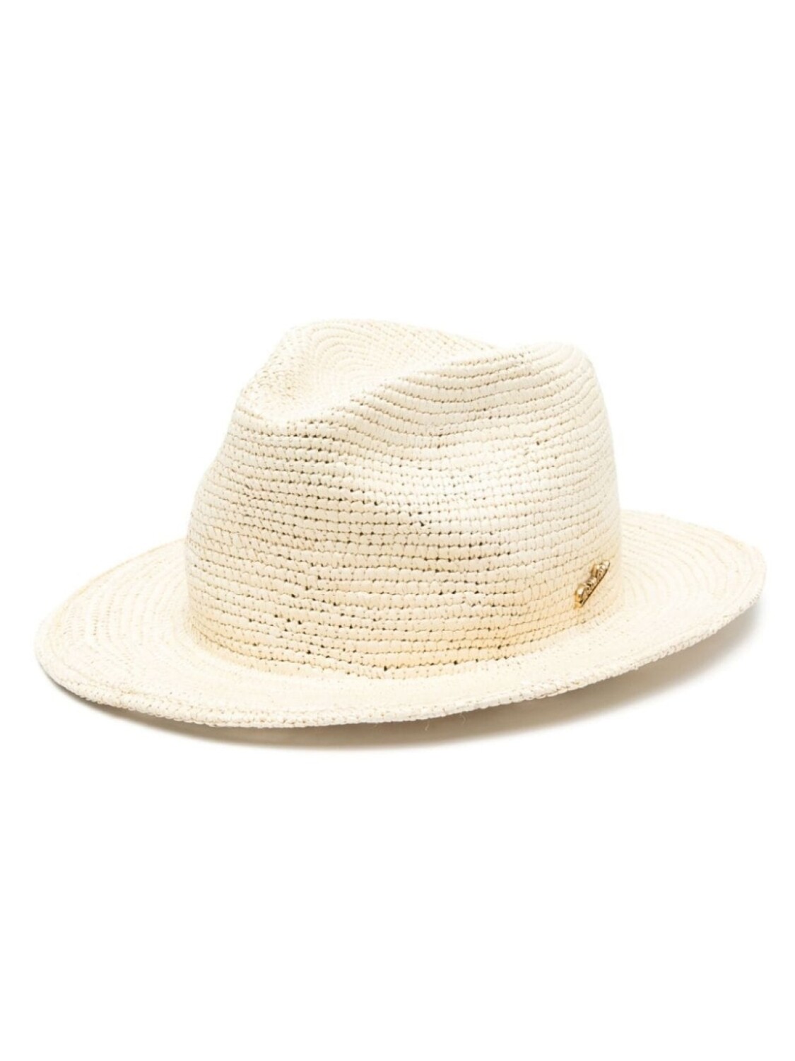 

Borsalino шляпа Clochard Panama в технике кроше, серый