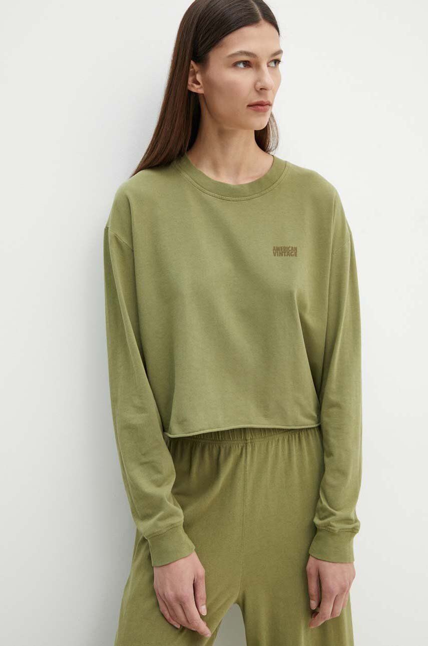 

Футболка с длинным рукавом American Vintage, зеленый