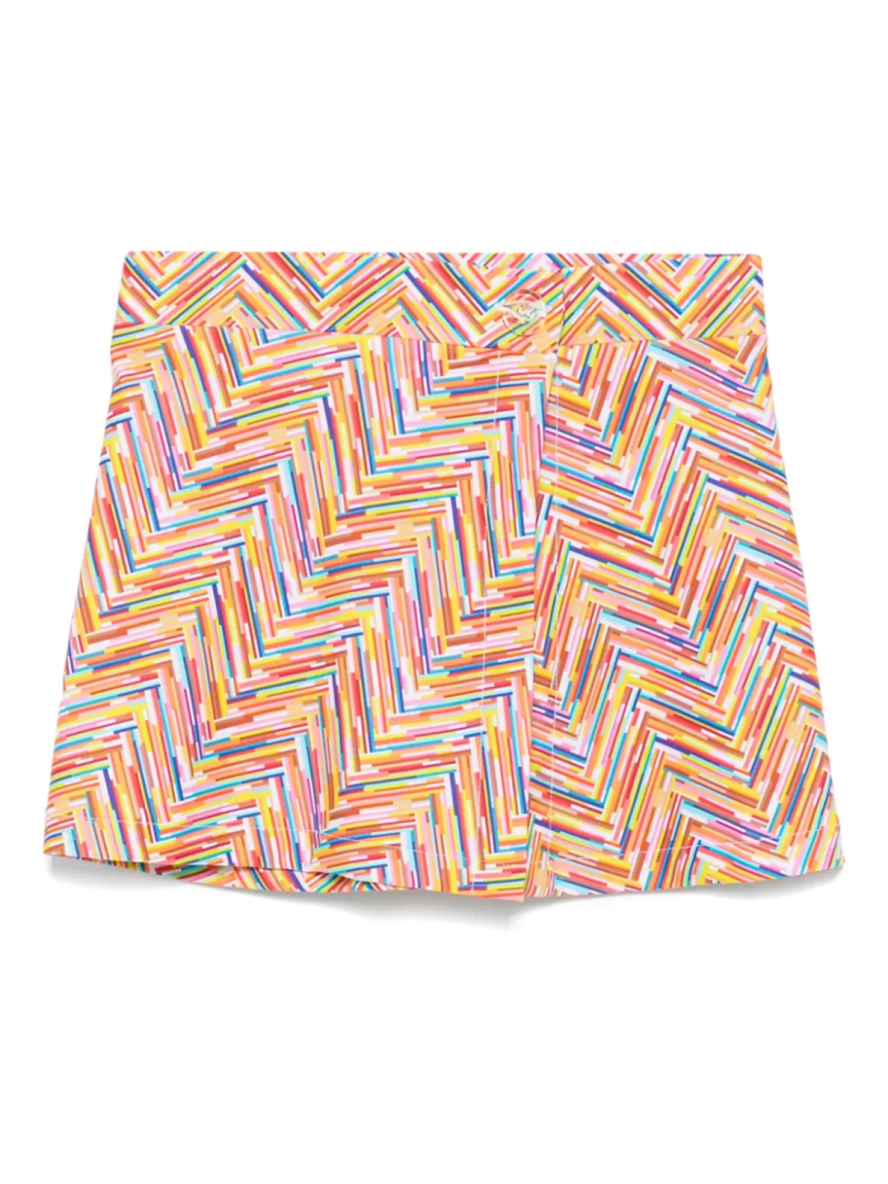 

Юбка для плавания Missoni Kids с зигзагообразным принтом, оранжевый