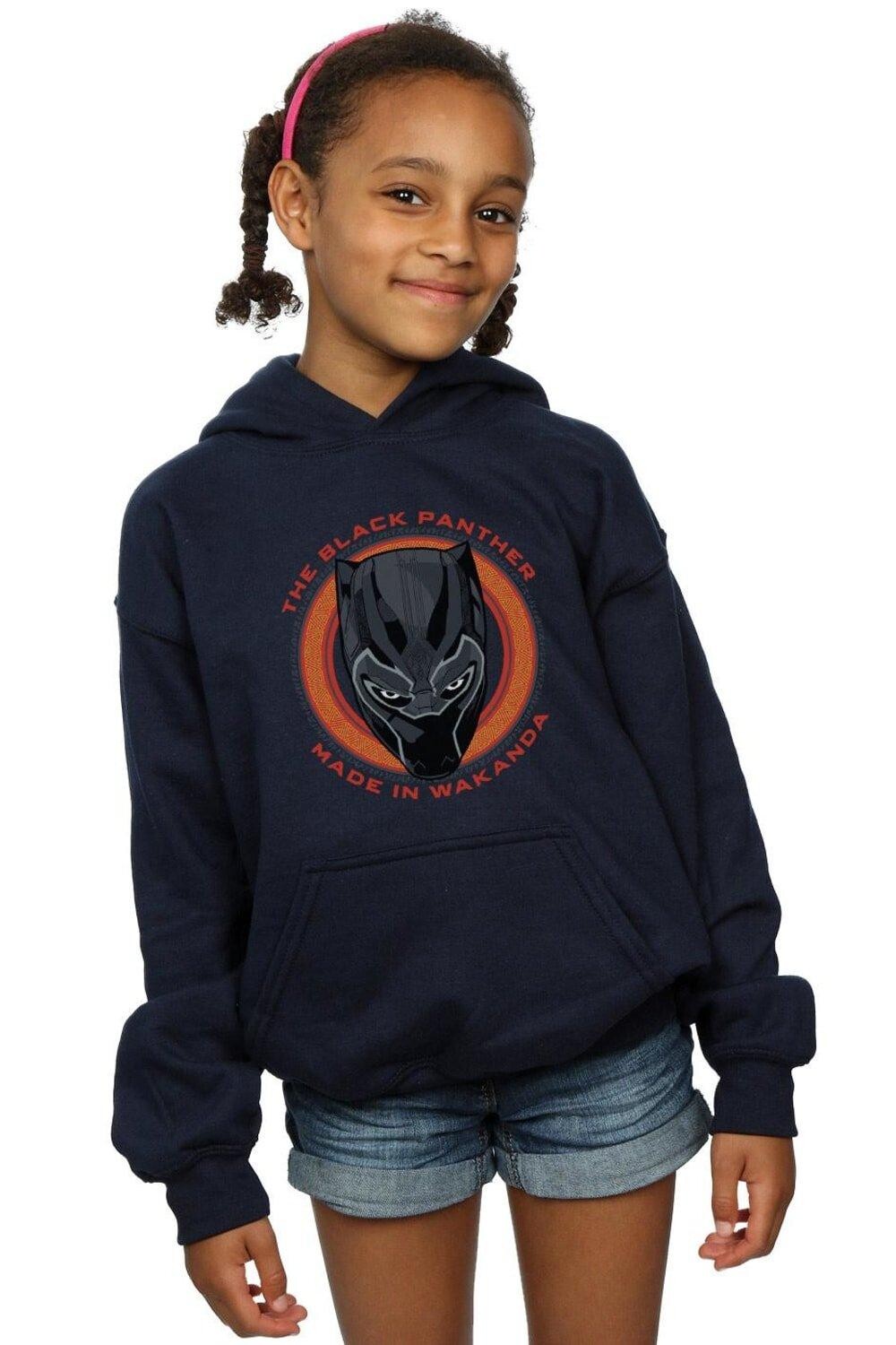 

Красная толстовка с капюшоном Black Panther Made in Wakanda Marvel, темно-синий, Красный, Красная толстовка с капюшоном Black Panther Made in Wakanda Marvel, темно-синий