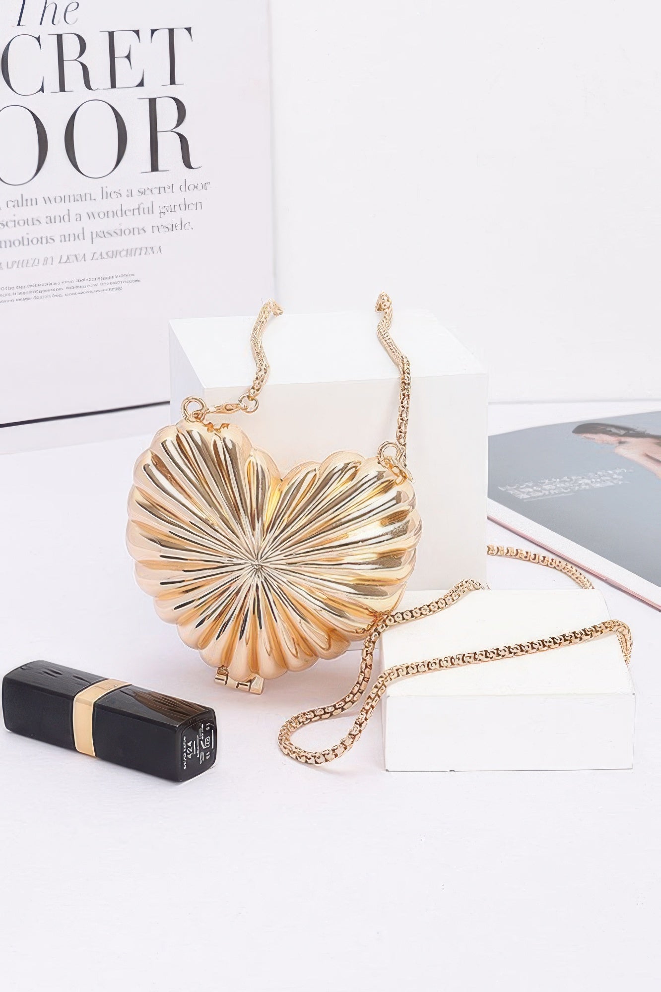 

Металлический мини-клатч FASHNZFAB, золотой