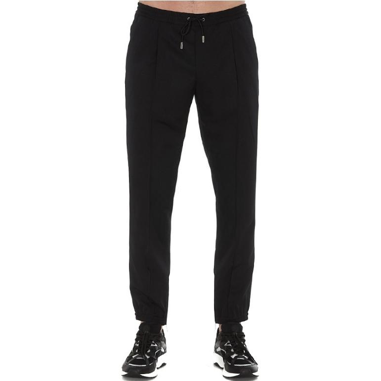 

DIOR Повседневные брюки мужские Black умеренные с манжетами