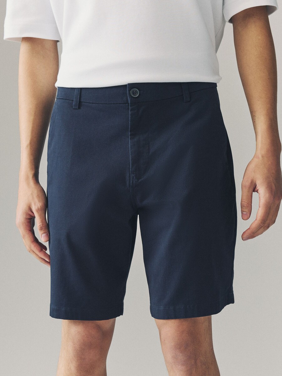 Брюки чинос Next, цвет Beige/Navy — фото 2