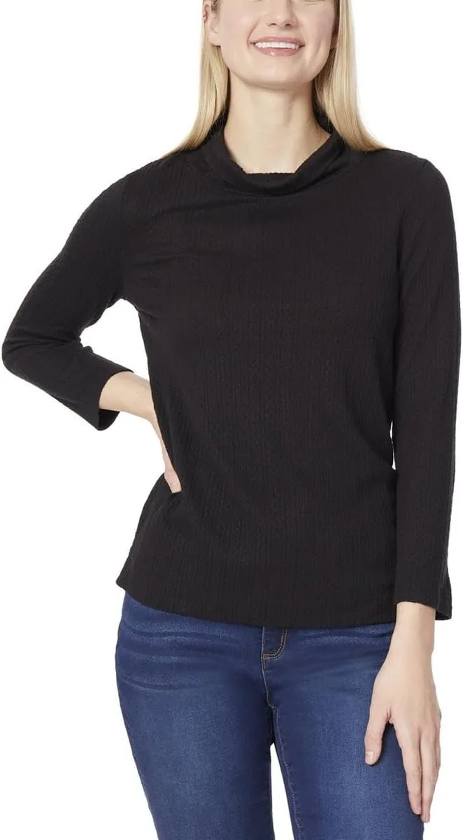 

Jones New York Women's 3/4 SLV Dakota-Jones Black