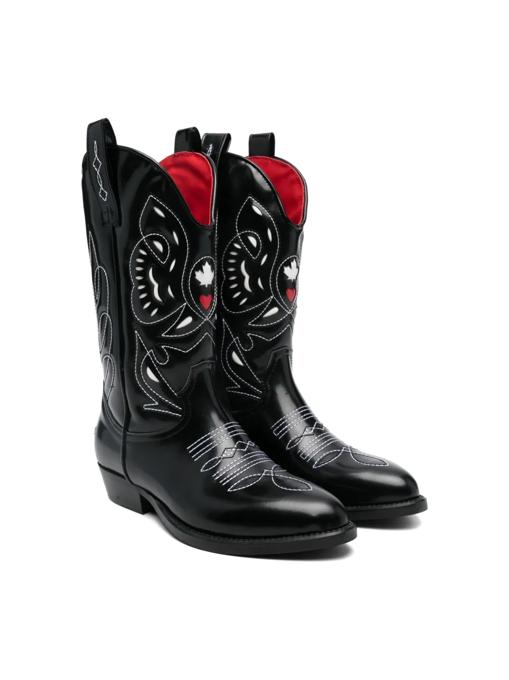 

Кожаные ботинки DSQUARED2 KIDS, черный