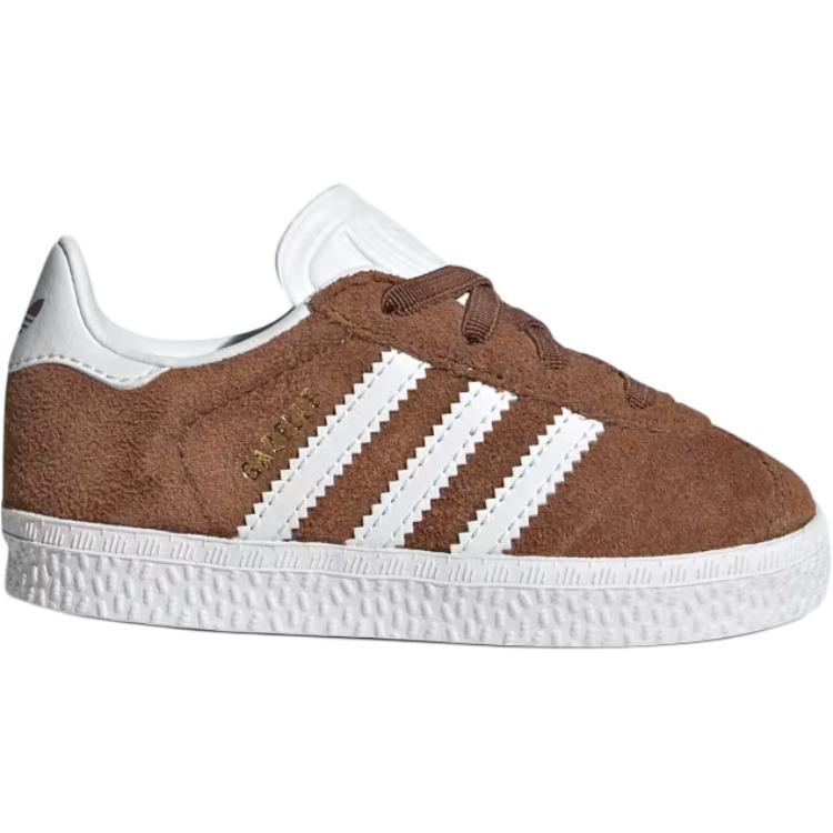 Adidas Originals GAZELLE Low top Toddler Shoes Brown White Infant And Toddler — фото 4