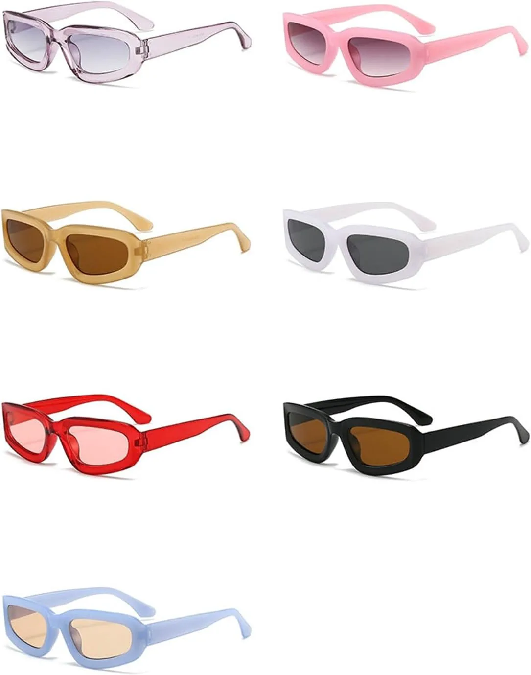 

Модные солнцезащитные очки Willochra в форме «кошачий глаз» для мужчин и женщин, черные овальные солнцезащитные очки в толстой оправе, ретро-прямоугольные очки, C13