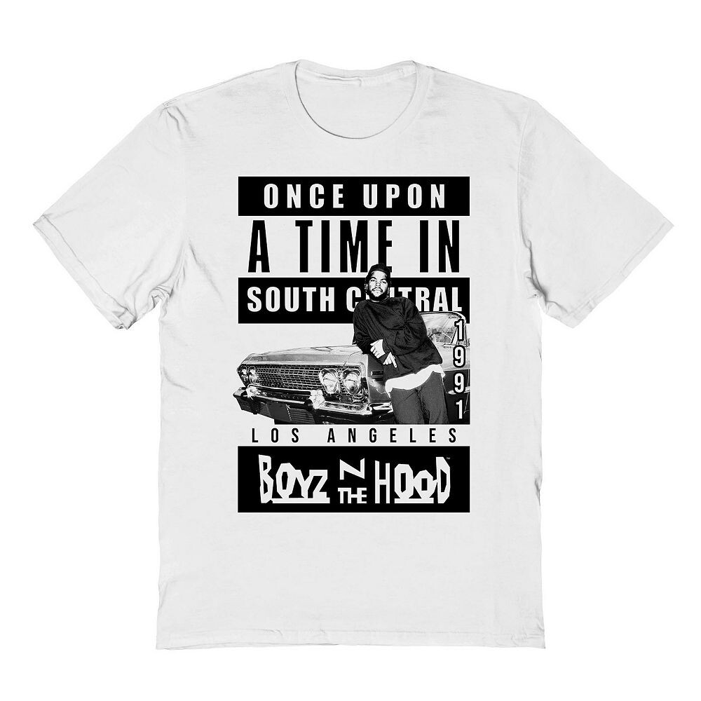 

Мужская футболка Boyz N The Hood с явным рисунком Licensed Character, белый