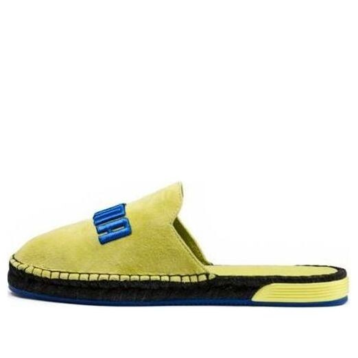 Тапочки fenty x espadrilles 'sulphur spring blue' Puma, желтый