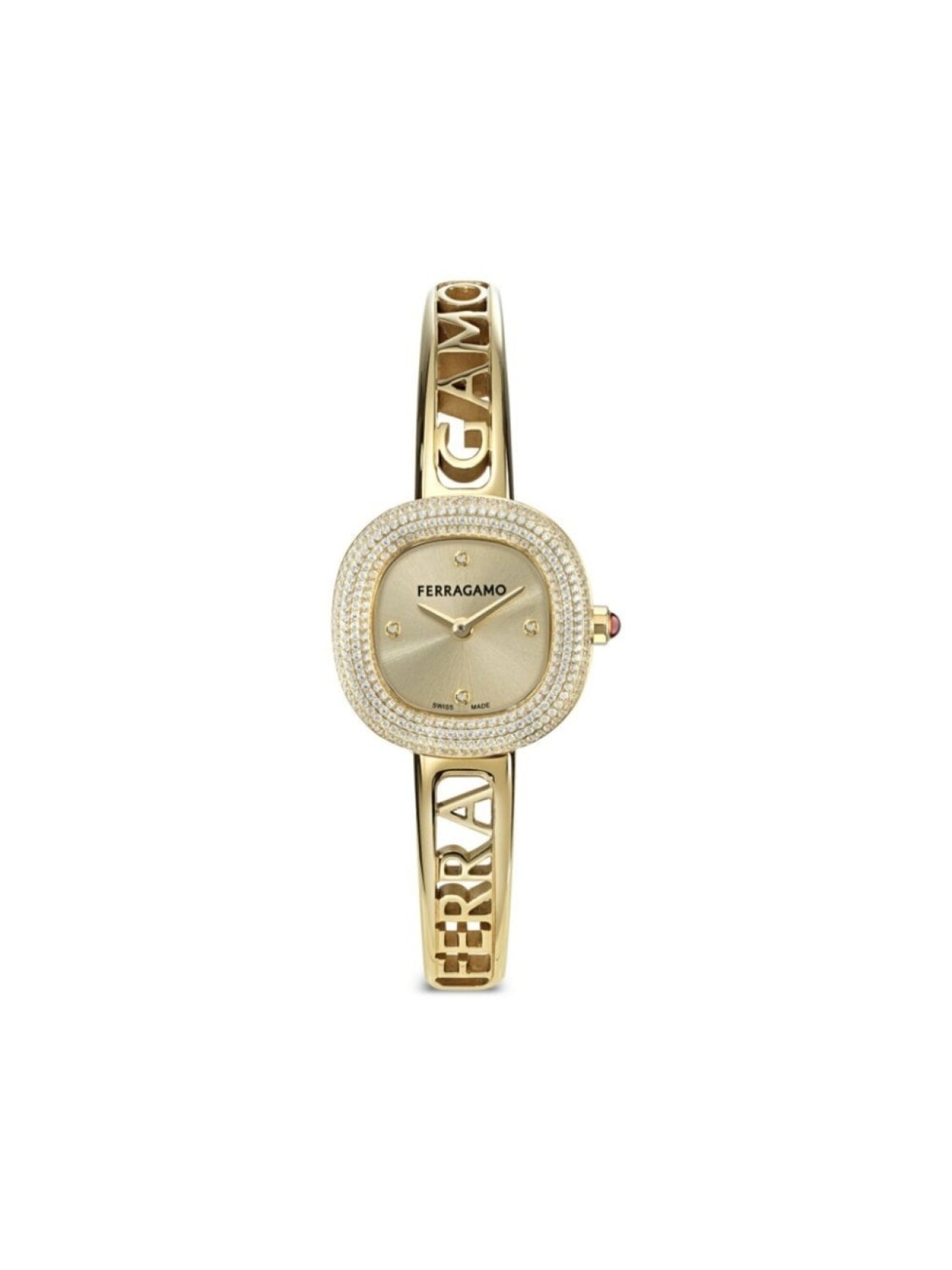 

Наручные часы Ronda Quartz 23 мм Ferragamo, золотой