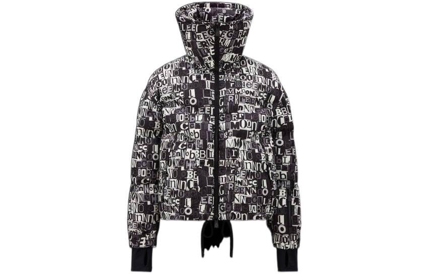 

Пуховик женский черный Moncler
