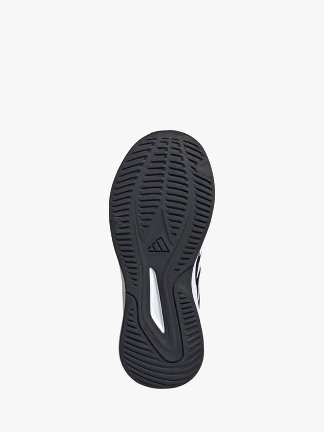 Детские кроссовки Fortarun 4.0 на шнурках adidas, Black White — фото 4