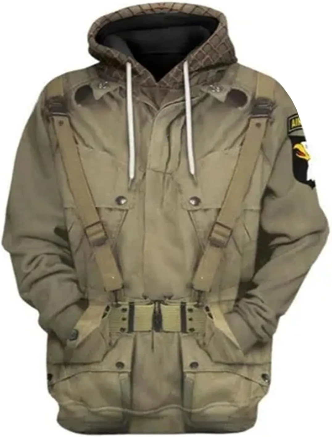 

Толстовка Ucosbros мужская с принтом в стиле военной формы