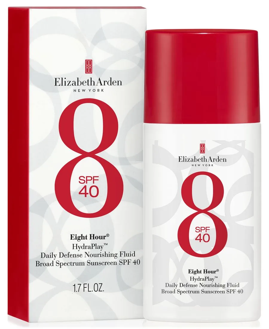 Крем для лица SPF ELIZABETH ARDEN Питательная жидкость для ежедневной защиты от солнца Eight Hour HydraPlay с широким — фото 3