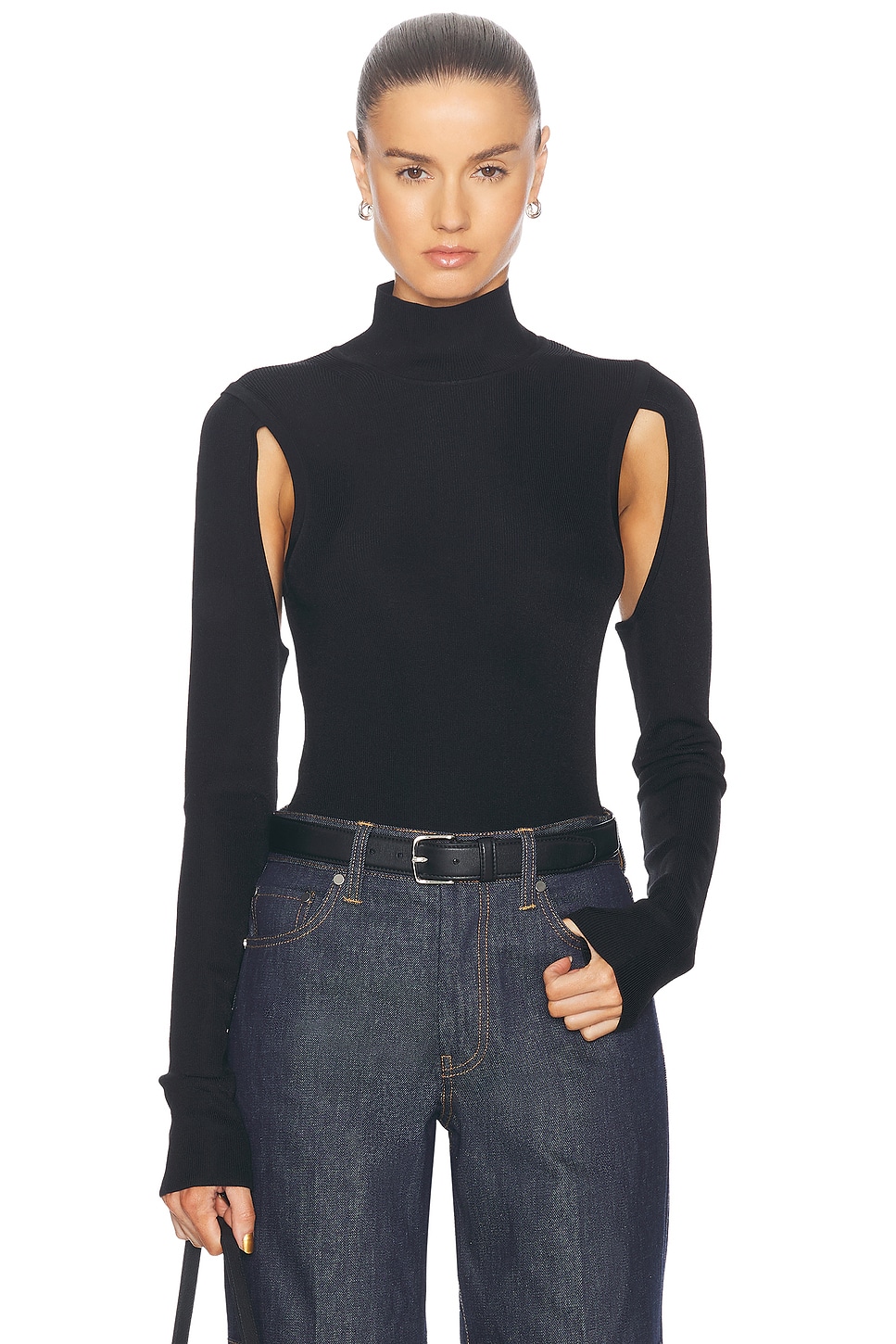 

Воздушная водолазка Helmut Lang, черный