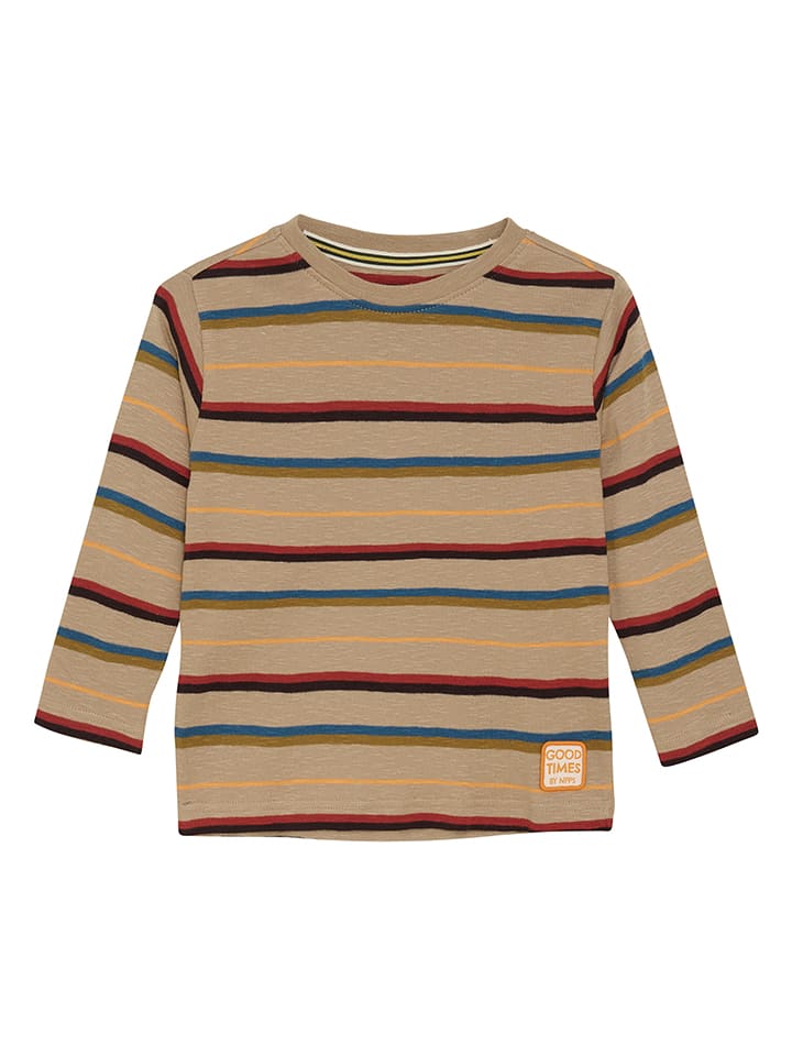 

Noppies Футболка с длинными рукавами бежевого цвета