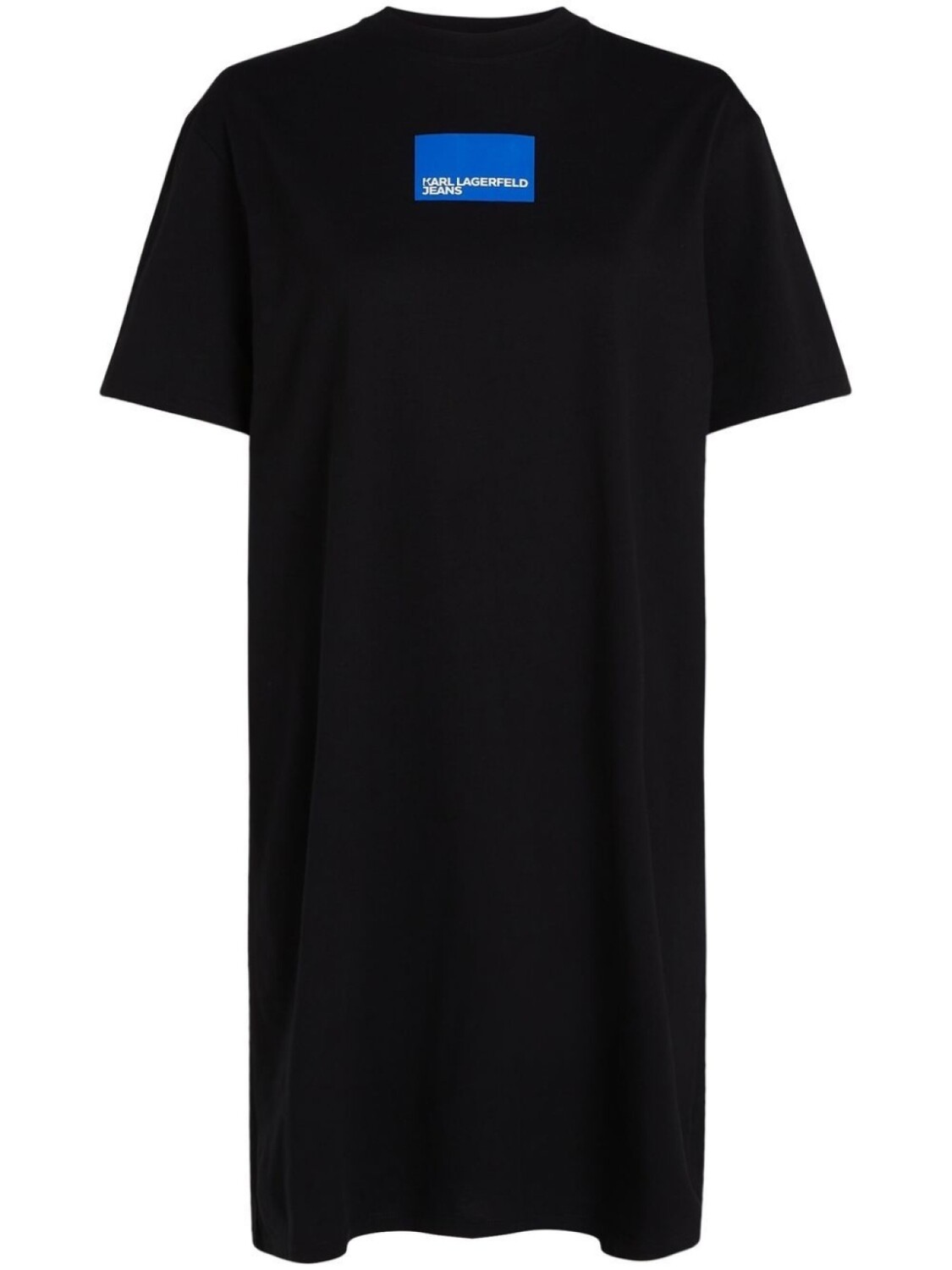 

Karl Lagerfeld Jeans платье-футболка из органического хлопка, черный