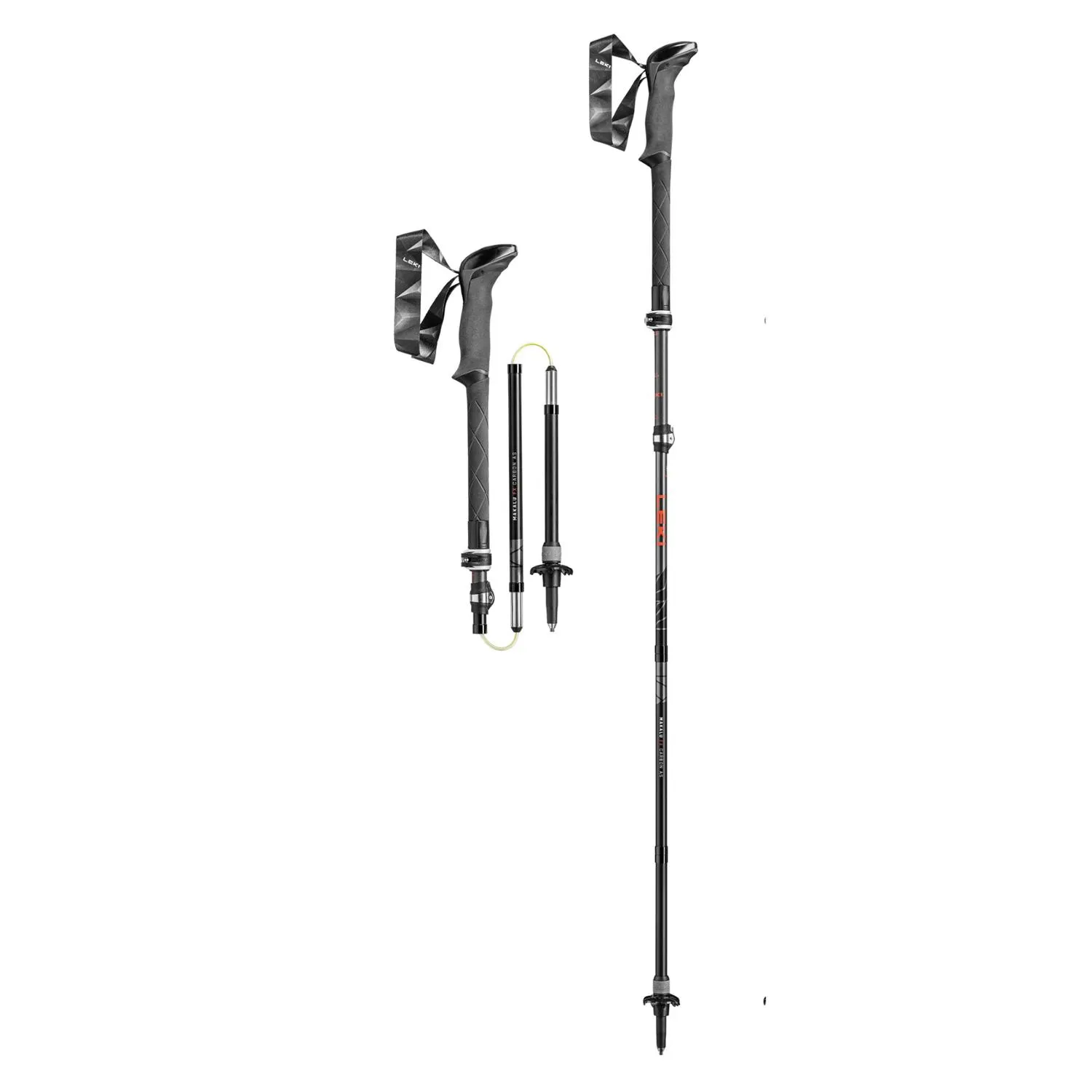 

Пара треккинговых палок Makalu FX Carbon AS Leki, Anthracite/Red