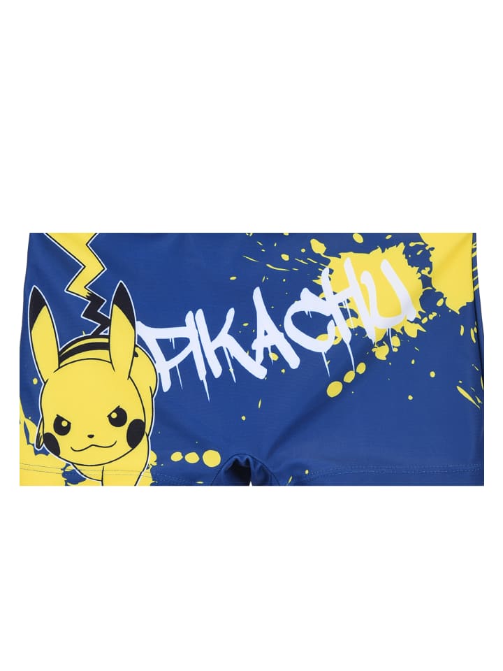 Pokémon Плавки-шорты Пикачу темно-синего цвета — фото 3