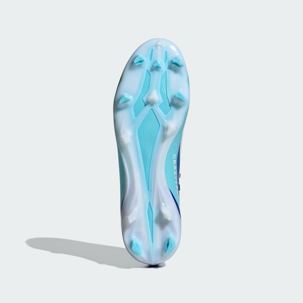 Кроссовки Adidas Unisex-Adult X Crazyfast League Firm Ground, белый/красный — фото 4