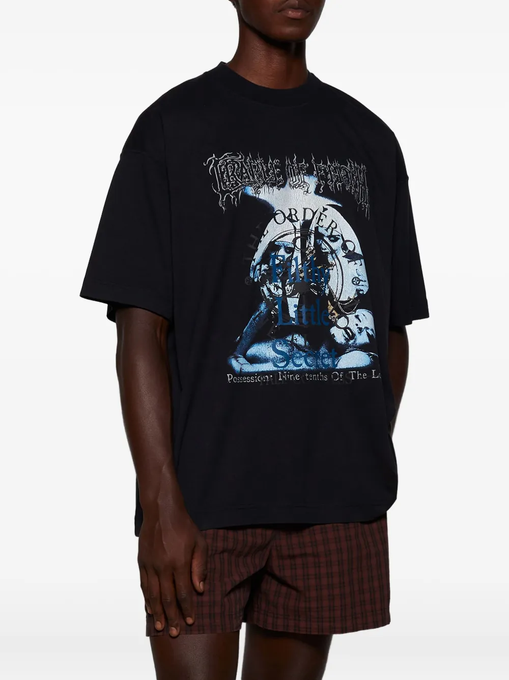 Футболка с графичным принтом Vetements, черный — фото 3